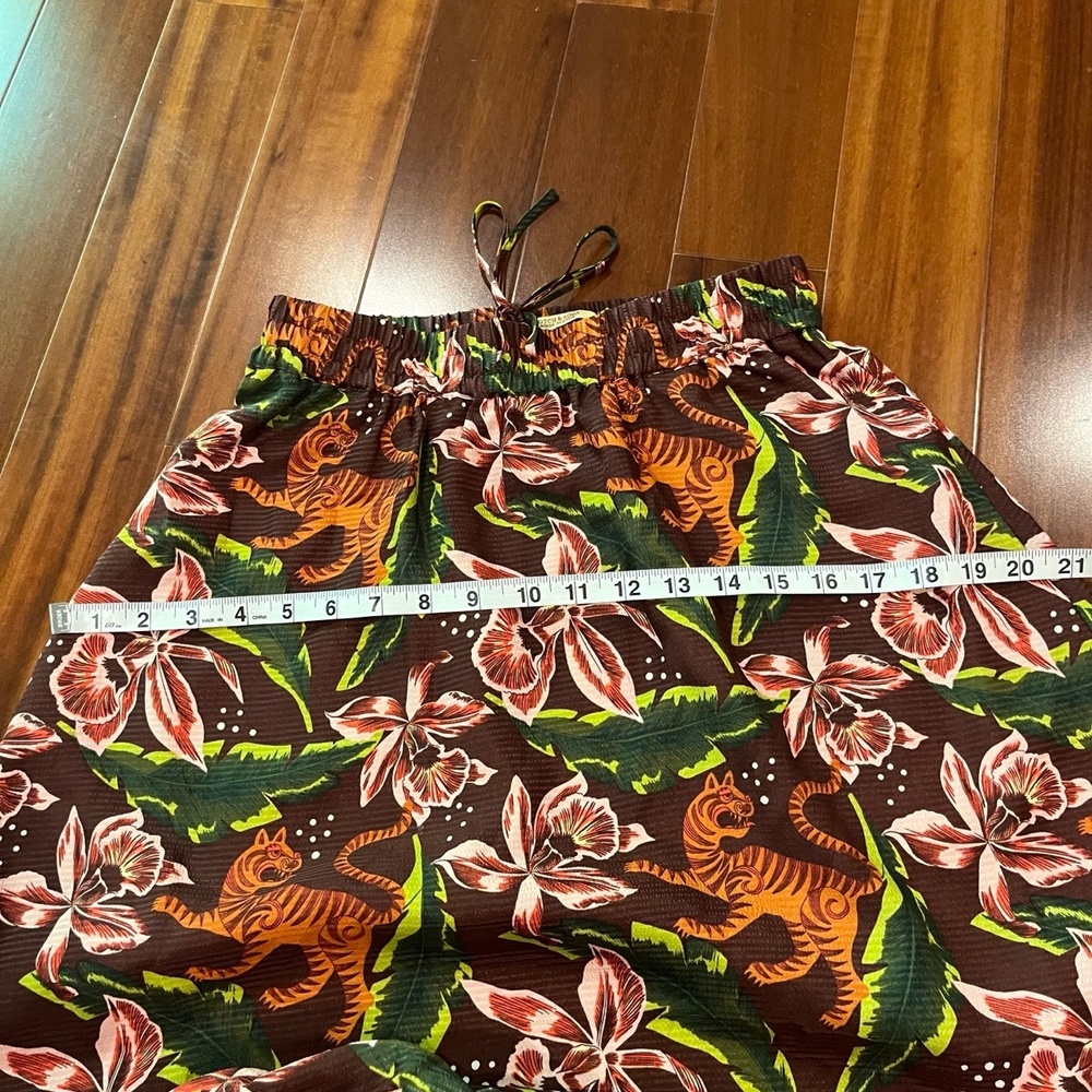 Scotch Soda Maxi Skirt Tiger Aloha Hula‎ Maison Scotch Floral Resort Tropical XS - Picture 9 of 9